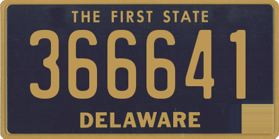 DE license plate 366641