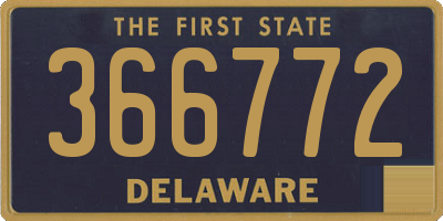 DE license plate 366772