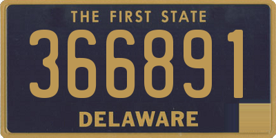 DE license plate 366891