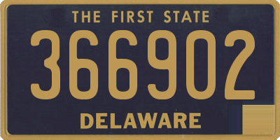 DE license plate 366902