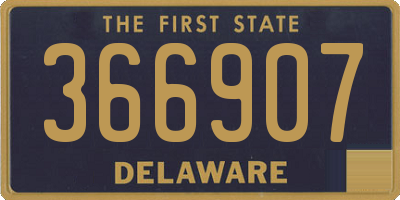 DE license plate 366907