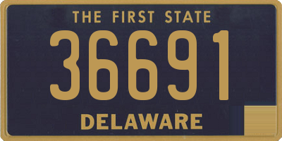 DE license plate 36691