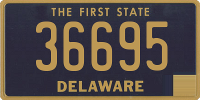 DE license plate 36695