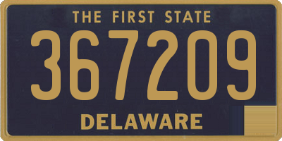 DE license plate 367209