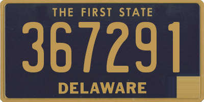 DE license plate 367291
