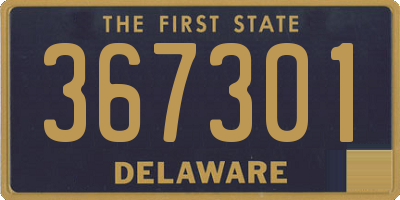 DE license plate 367301