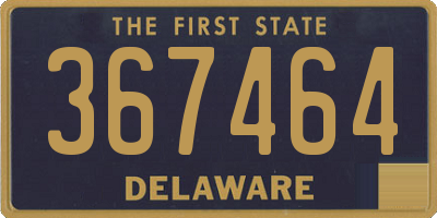 DE license plate 367464
