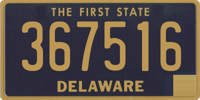 DE license plate 367516