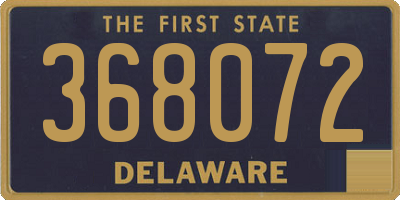 DE license plate 368072