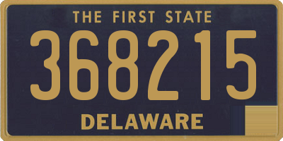 DE license plate 368215