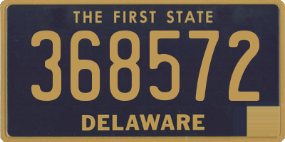 DE license plate 368572