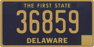 DE license plate 36859