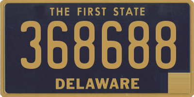 DE license plate 368688