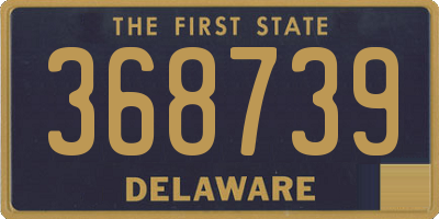 DE license plate 368739