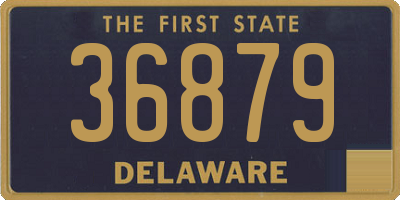 DE license plate 36879