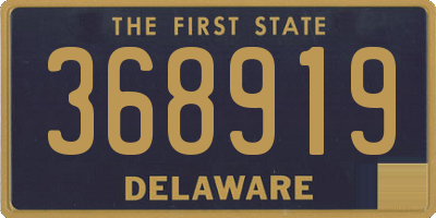 DE license plate 368919