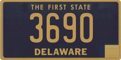 DE license plate 3690