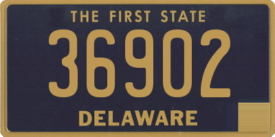 DE license plate 36902
