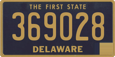 DE license plate 369028
