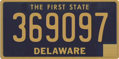DE license plate 369097