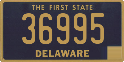 DE license plate 36995