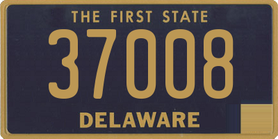 DE license plate 37008
