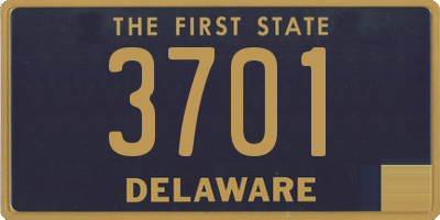DE license plate 3701