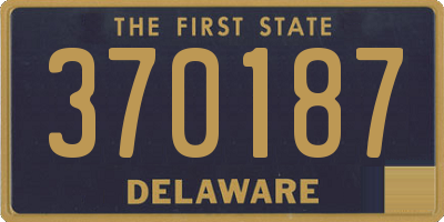 DE license plate 370187