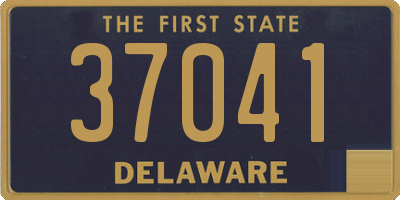 DE license plate 37041