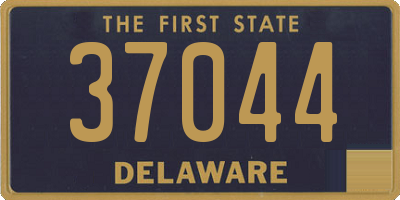 DE license plate 37044