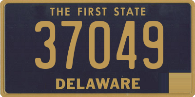 DE license plate 37049