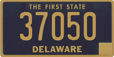 DE license plate 37050