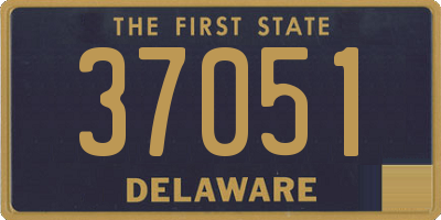 DE license plate 37051