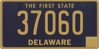DE license plate 37060
