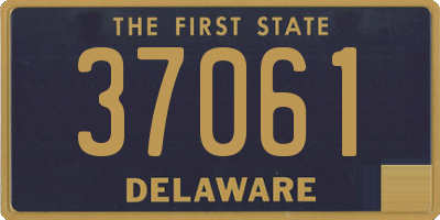 DE license plate 37061
