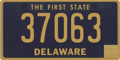 DE license plate 37063