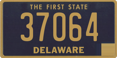 DE license plate 37064