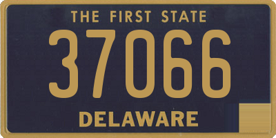DE license plate 37066