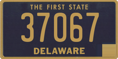 DE license plate 37067