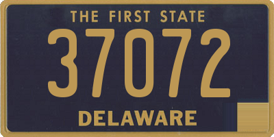 DE license plate 37072