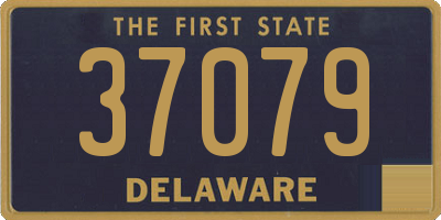 DE license plate 37079
