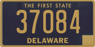 DE license plate 37084