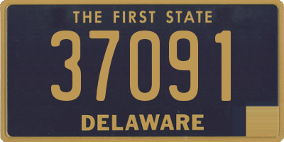 DE license plate 37091