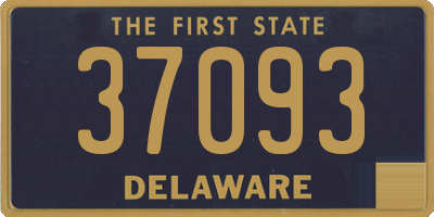 DE license plate 37093
