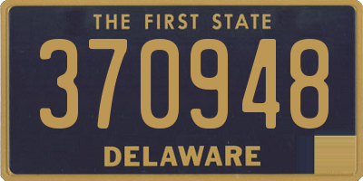 DE license plate 370948