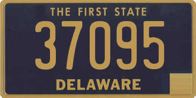 DE license plate 37095