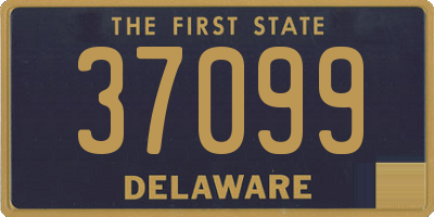 DE license plate 37099