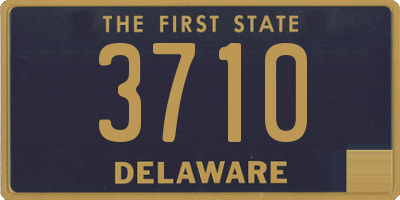 DE license plate 3710