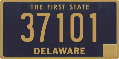 DE license plate 37101