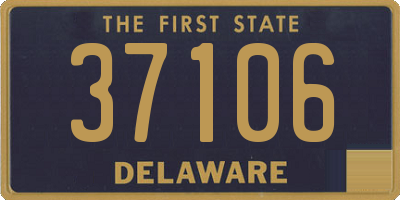 DE license plate 37106